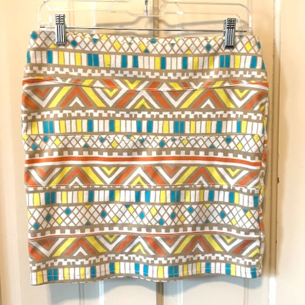 Nollie Pacsun Bodycon Southwestern Pattern Skirt - Size L